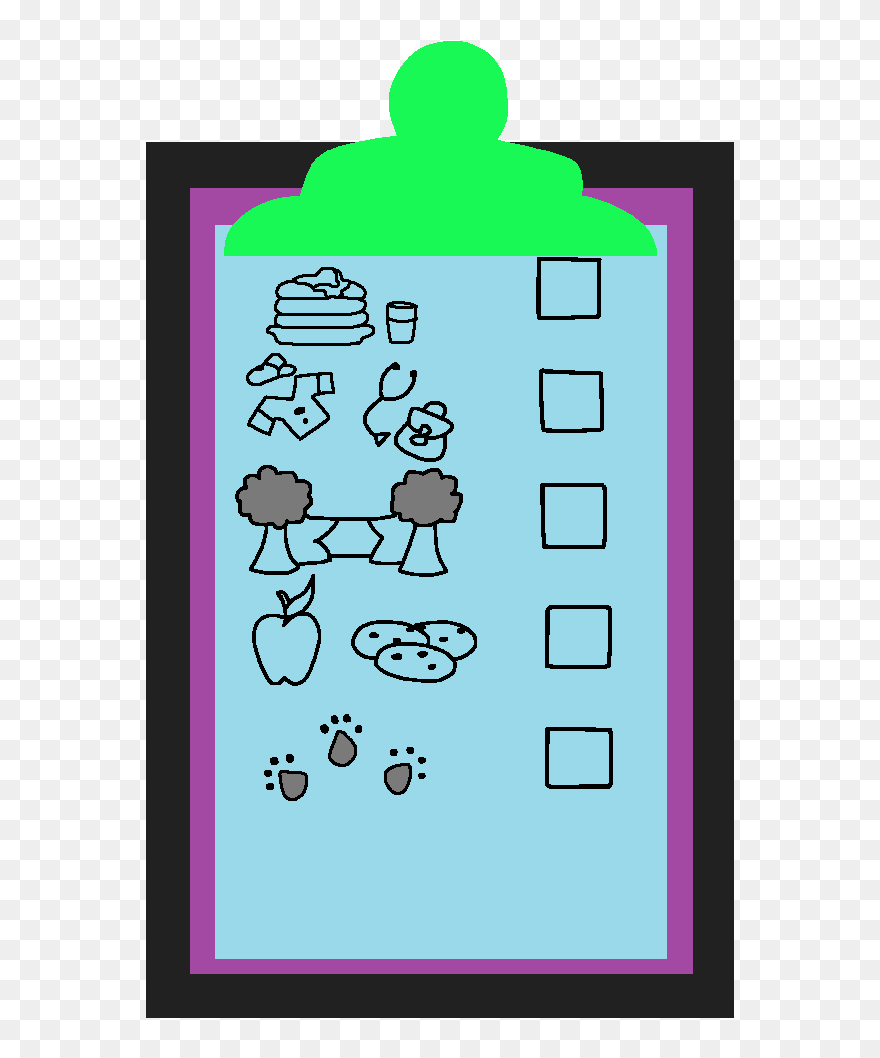 Blue's Clues Clipboard - Png Download