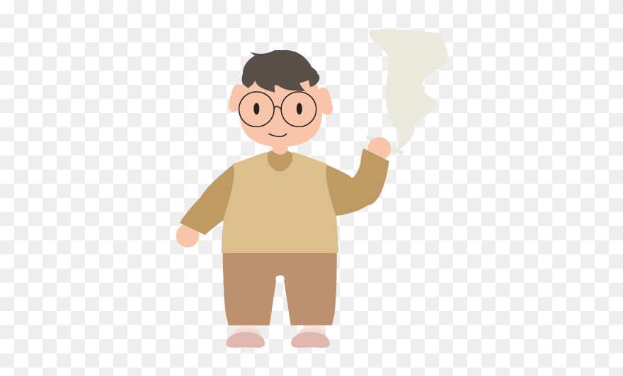 Clip Art Dad With Glasses - Png Download