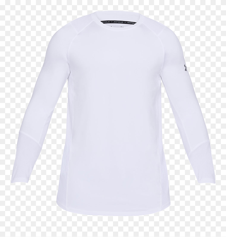 Ua Mk1 Long Sleeve White - Long Sleeve White Shirt Png Clipart