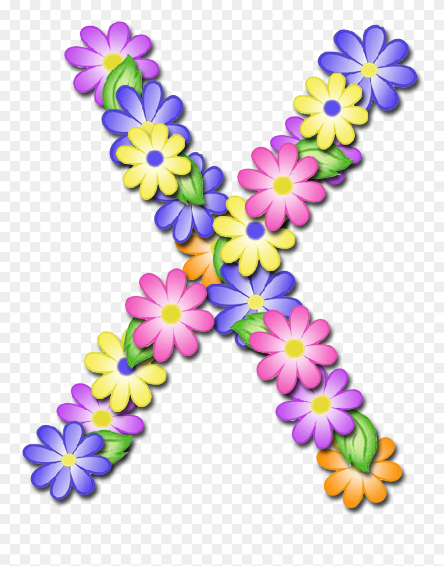 Letras De Flores Png Clipart