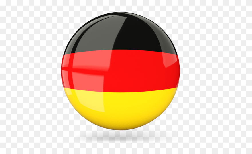 Germany Flag Png Transparent Images - Germany Flag Circle Png Clipart