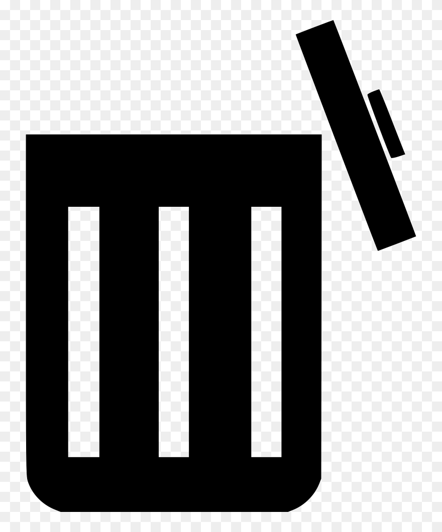 Bin Container Open Recycle Trash Comments - Open Trash Bin Icon Clipart