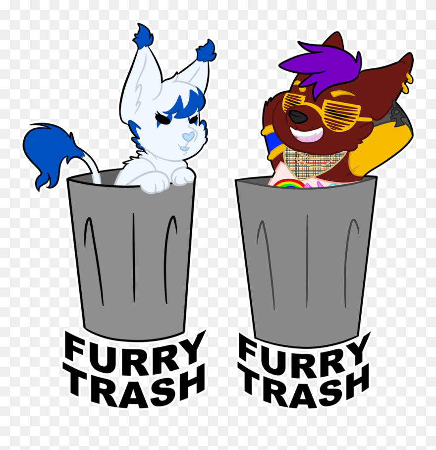 Furry Trash X2 By Koartss - Clip Art - Png Download
