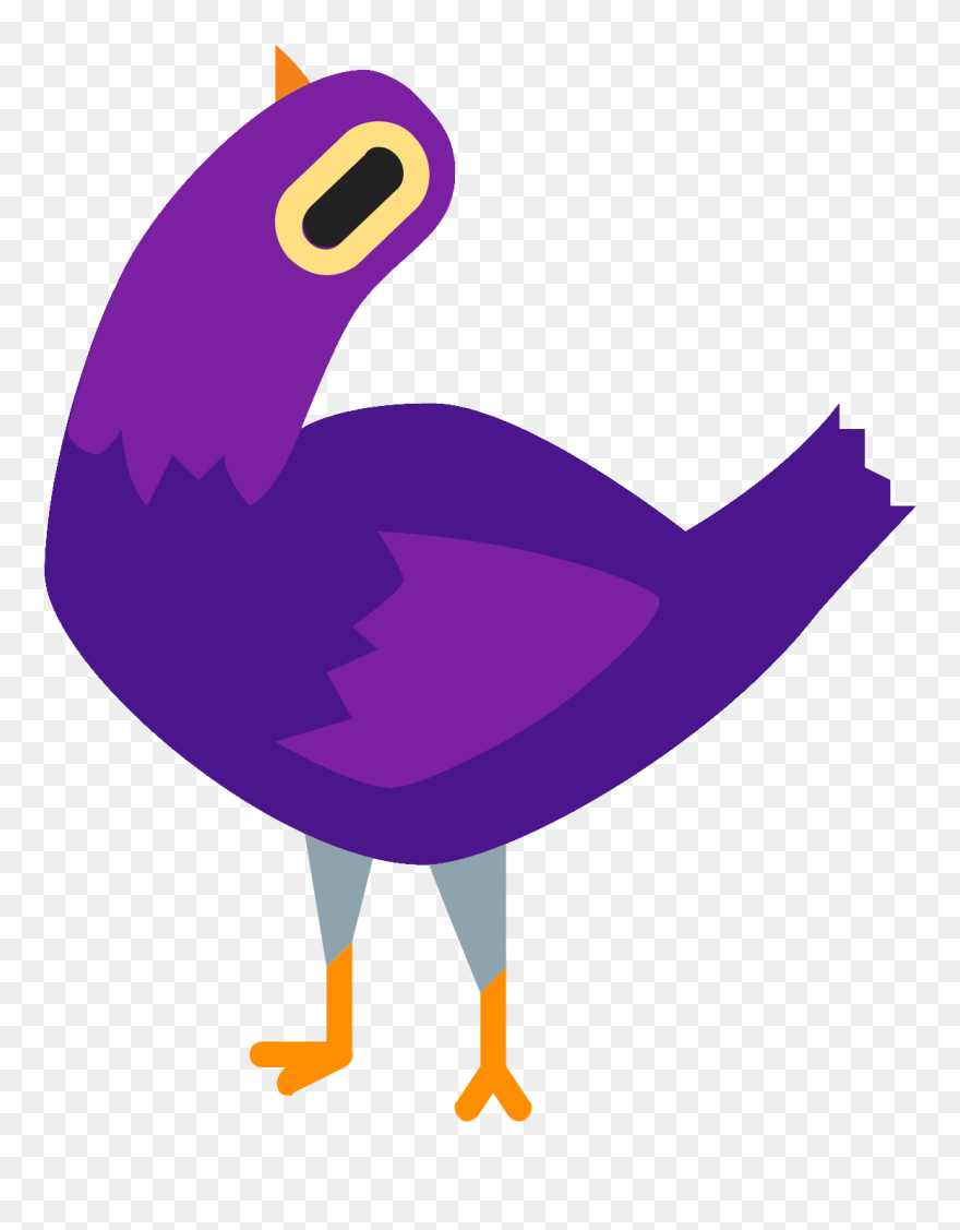 Trash Dove Transparent & Png Clipart Free Download - Meme Facebook Bird Gif