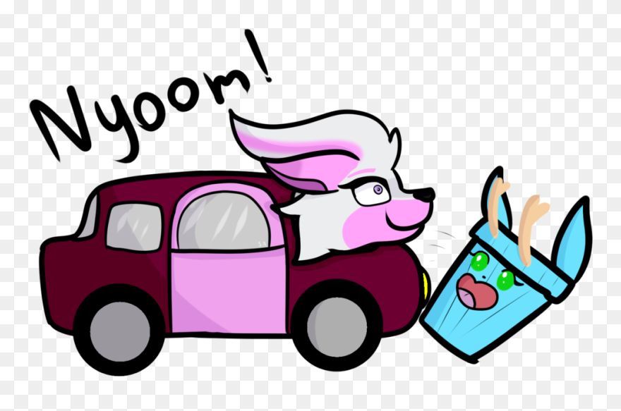 Nyoom Nyoom Over The Trash Clipart