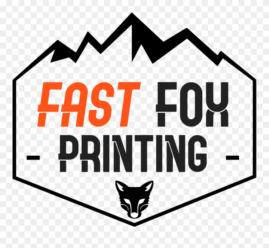 Fast Fox Printing - Sign Clipart