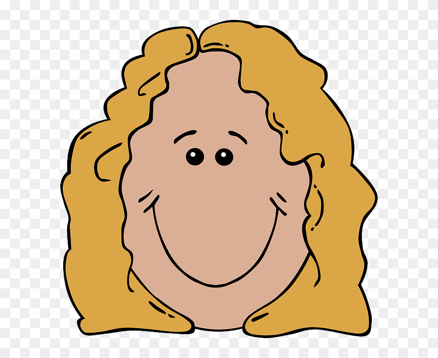 Head, Old, Part, People, Boy, Happy, Kid, Lady, Female - Mom Face Clipart - Png Download