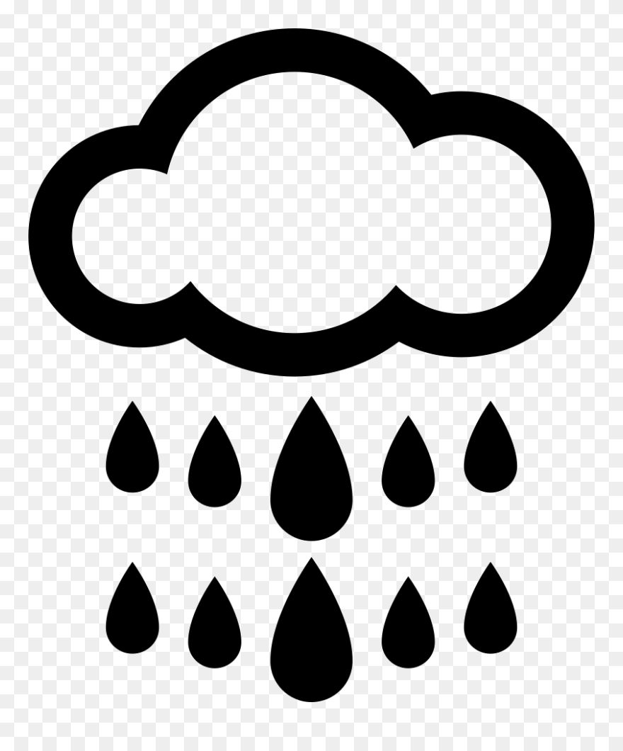 Raindrop Clipart Svg - Raindrops Svg Free - Png Download