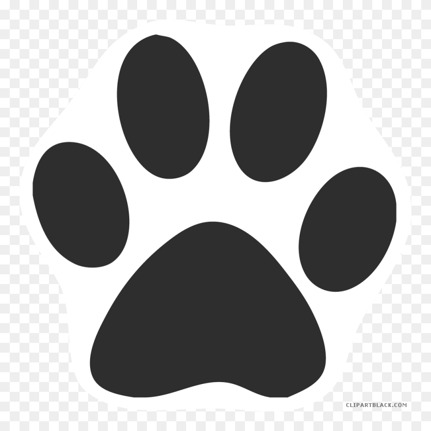 Transparent Paw Print Clipart - Cat Paw Print Png