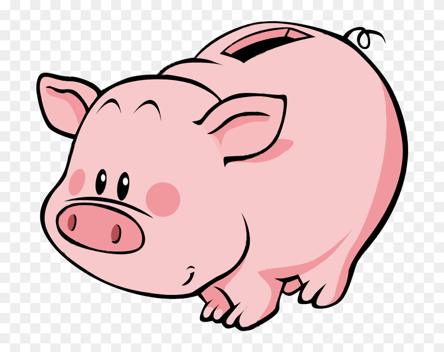 Banner - Pig Money Box Clipart - Png Download