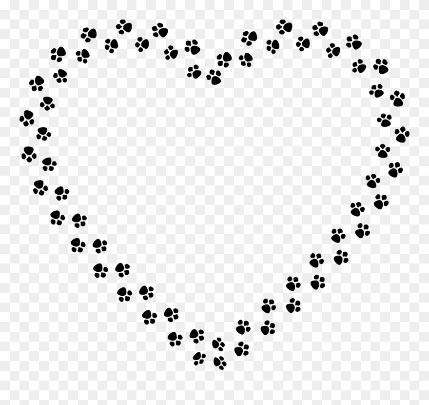 Transparent Paw Prints Clipart - Png Download