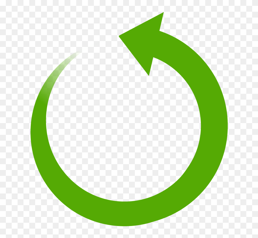Curved Arrow Clip Art Item 5 Icon - Around The Circle Arrow - Png Download