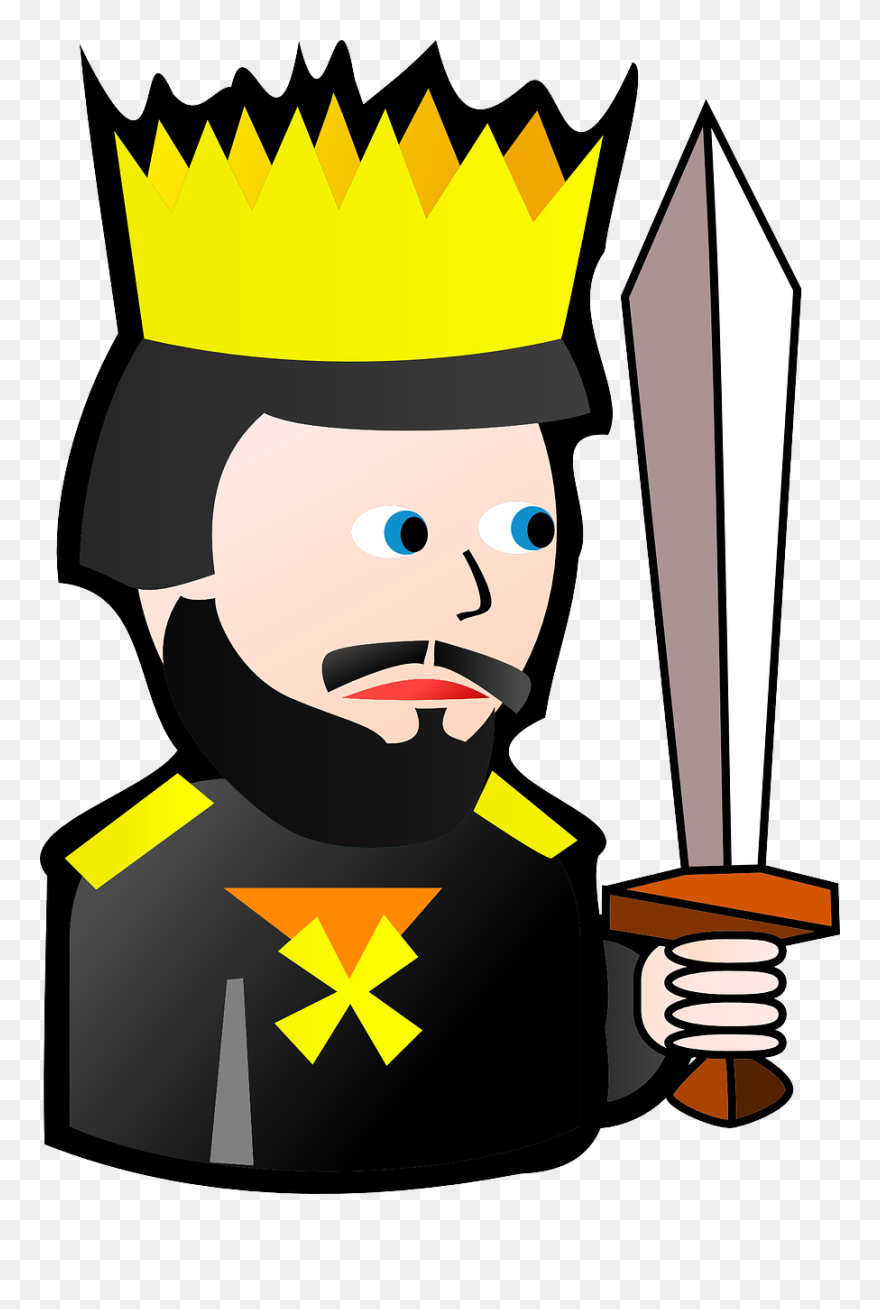 Human Character - Clipart Medieval Monarch - Png Download