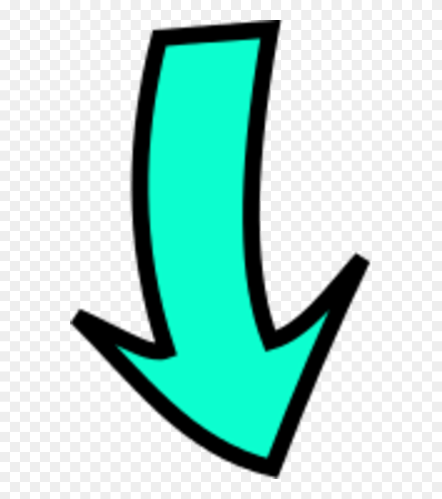 Curved Crown Clipart Clipart Arrow Pointing Down - Arrow Pointing Down Png Transparent Png