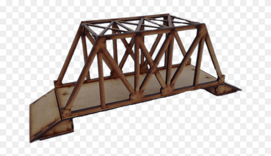 Girder Bridge Clip Arts - Truss Bridge Transparent - Png Download