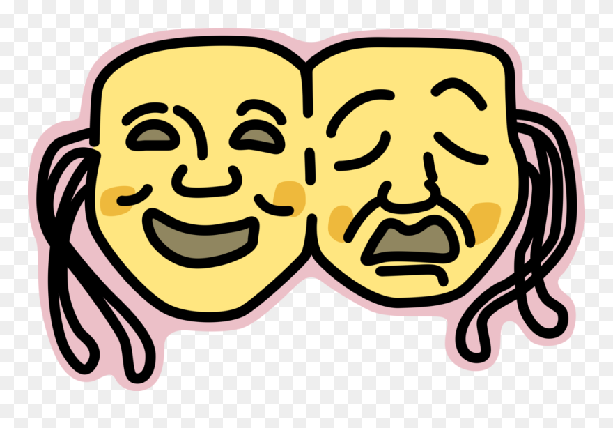 Vector Illustration Of Theatre Or Theater Theatrical - Performing Arts Clip Art - Png Download