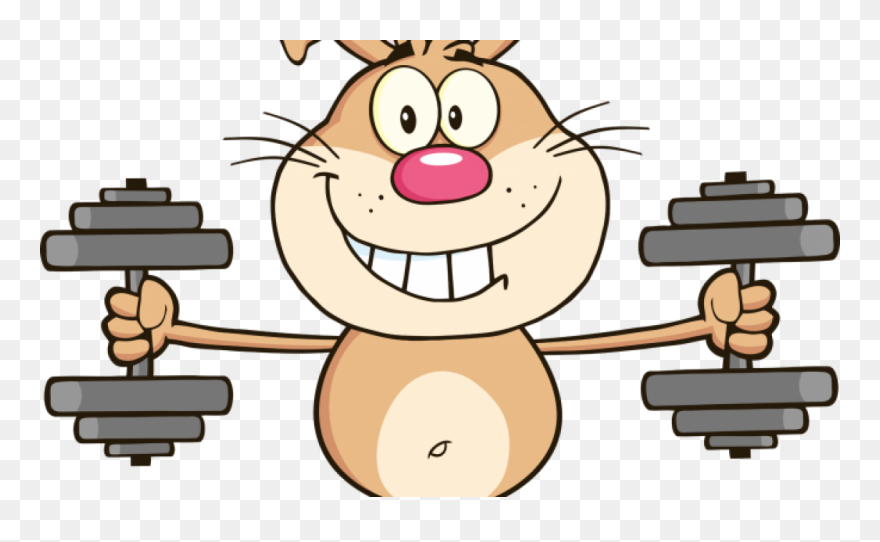 Easter - Fitness Corner - Energy From Food Cartoon Clipart