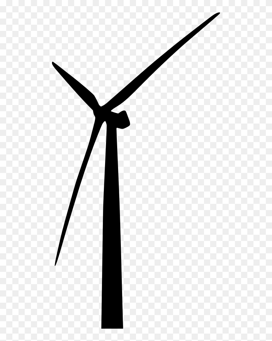 Wind Turbine Clipart 2 By Gregory - Wind Turbine Clipart - Png Download