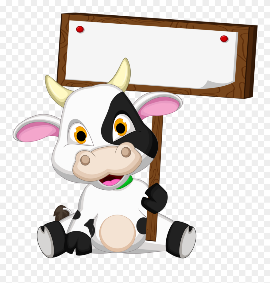 #mq #cow #cows #sign - Cow Cartoon Clipart