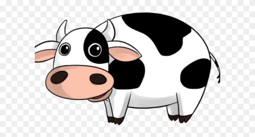 Animated Cow Pictures - Cartoon Cow Transparent Background Clipart