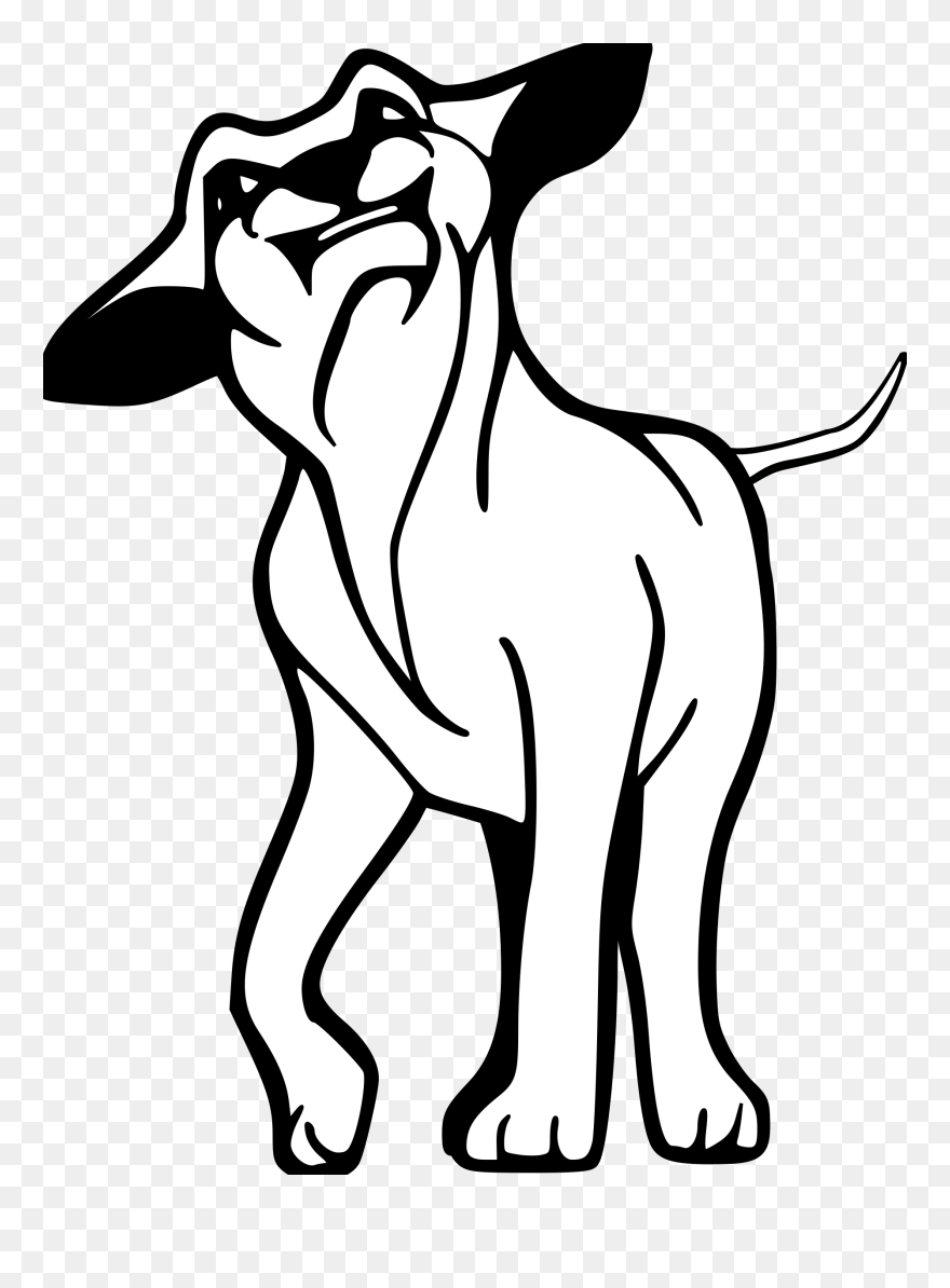 Mad Dog Drawing - Dog Cartoon Gif Png Clipart