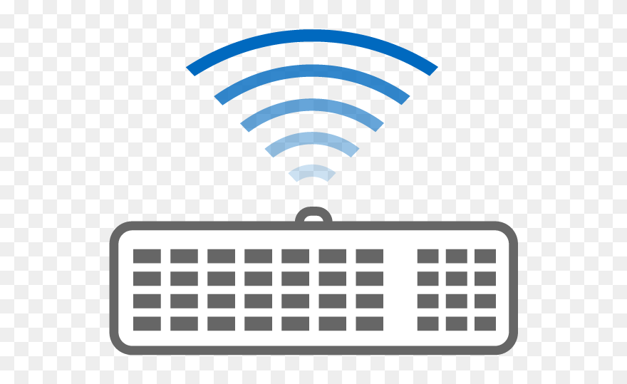 Keyboard Wireless Icon Free Clipart