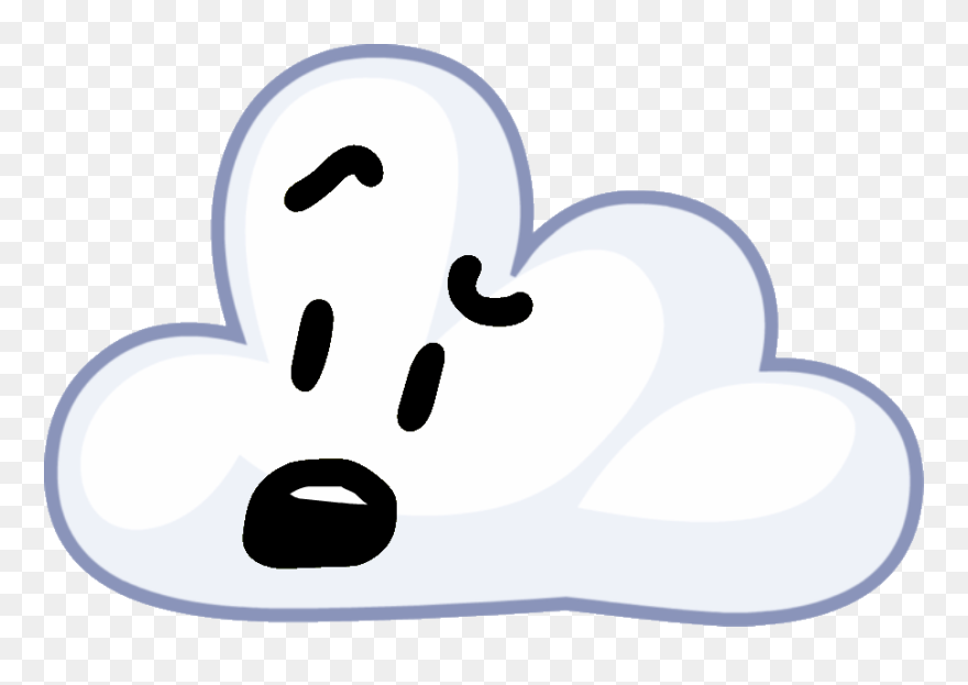 Cloudy Clipart Transparent - Battle For Dream Island Cloudy - Png Download