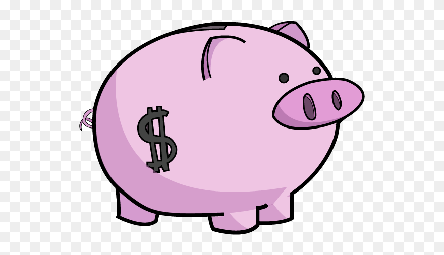 Fundraiser Clipart Piggy Bank - Cute Piggy Bank Clipart - Png Download