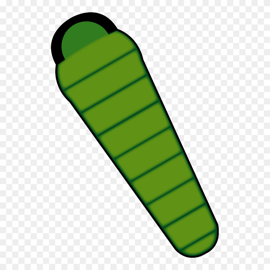 Sleeping Bag Clipart - 寝袋 フリー 素材 - Png Download