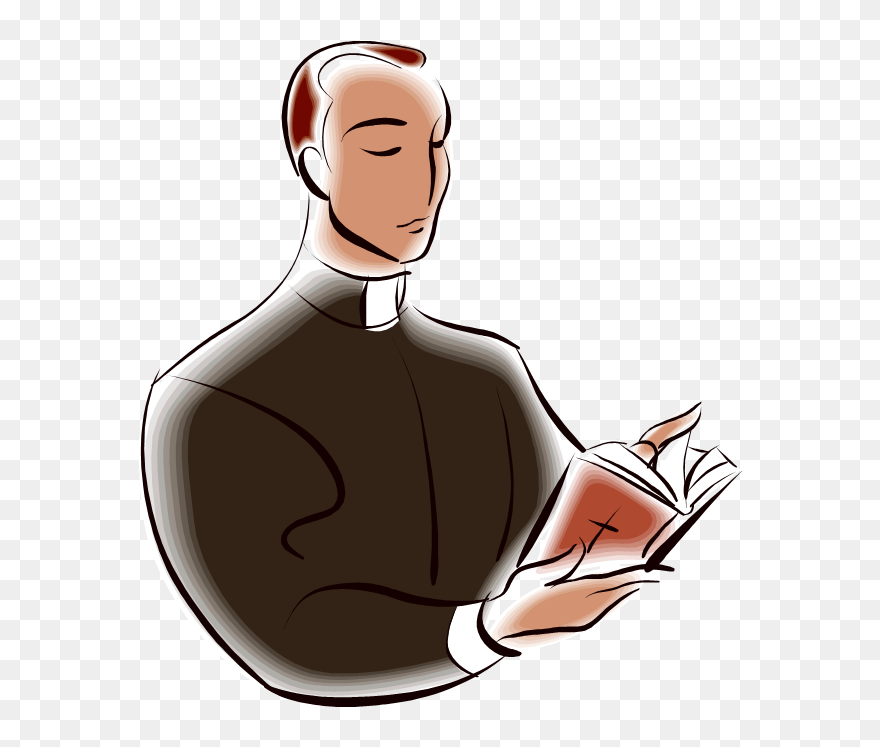 Transparent Immaculate Conception Clipart - Priest Transparent Png