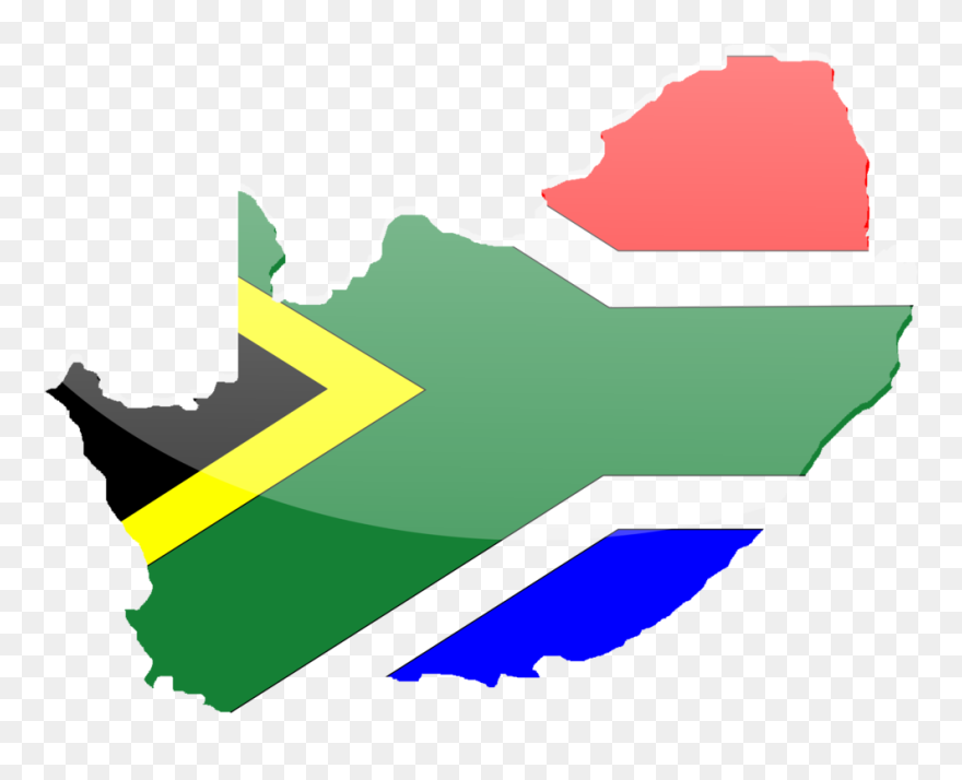 Angle,area,yellow - South African Flag Png Clipart
