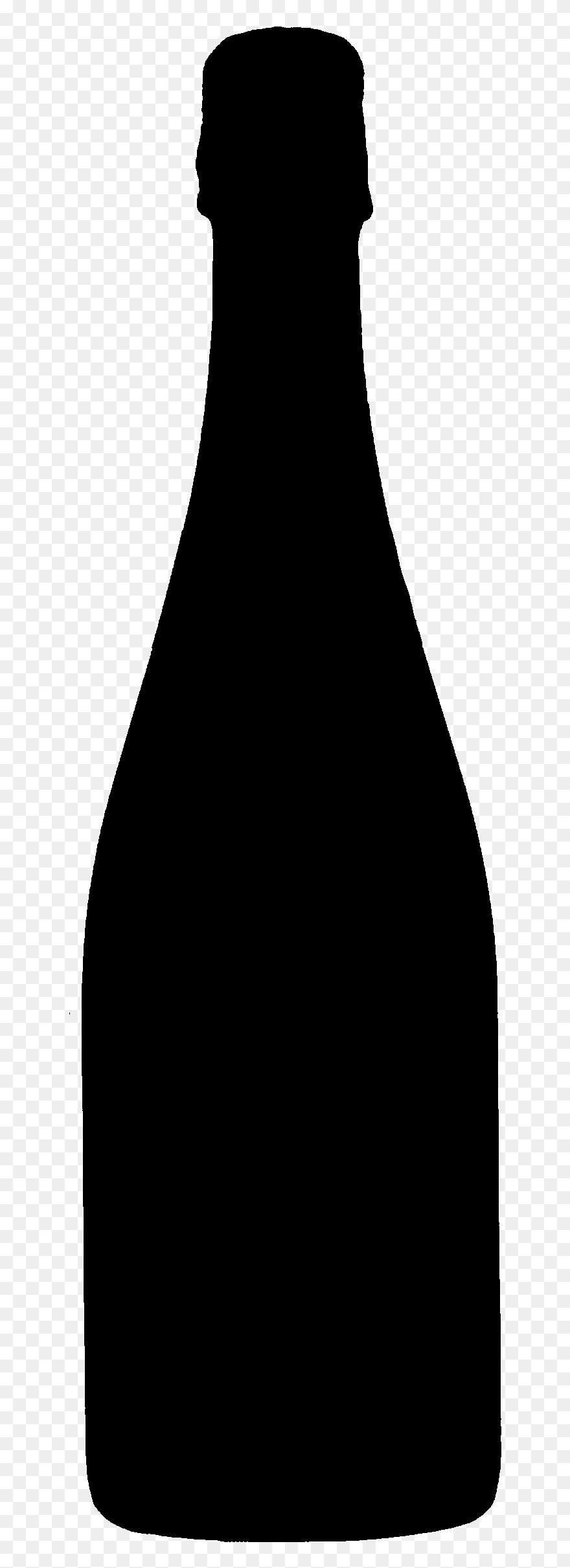 City Glass Beer Quebec Bottle Champagne Clipart - Beer Bottle Clipart Black And White - Png Download