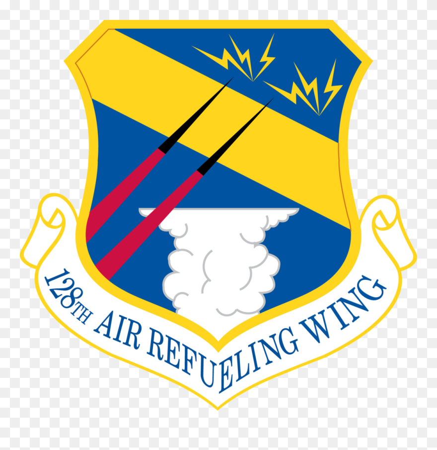 Department Of Military Affairs Logos - 128 Air Refueling Wing Logo Clipart