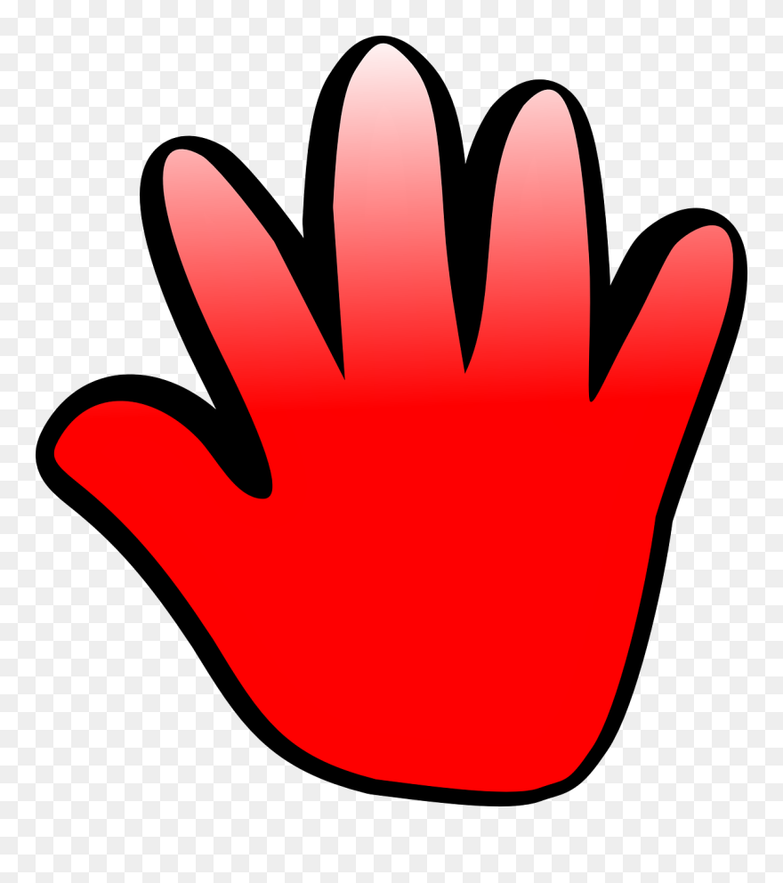 Hand Halt Clipart