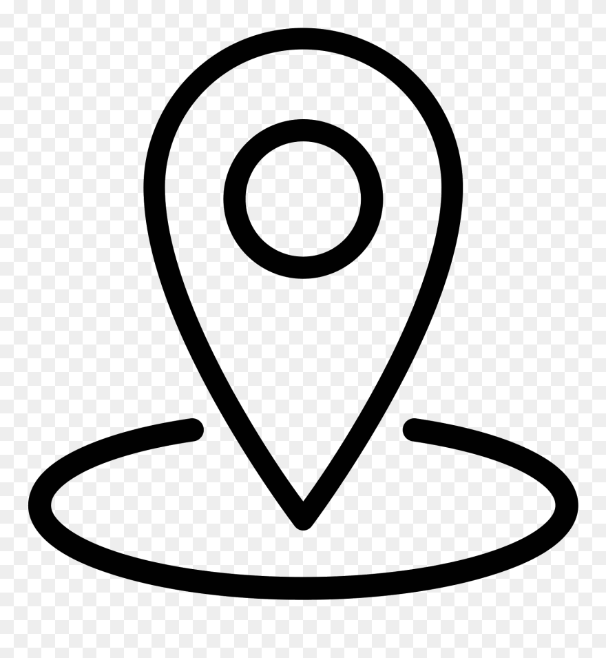 Marker Vector Black - Transparent Background Gps Navigation Png Clipart