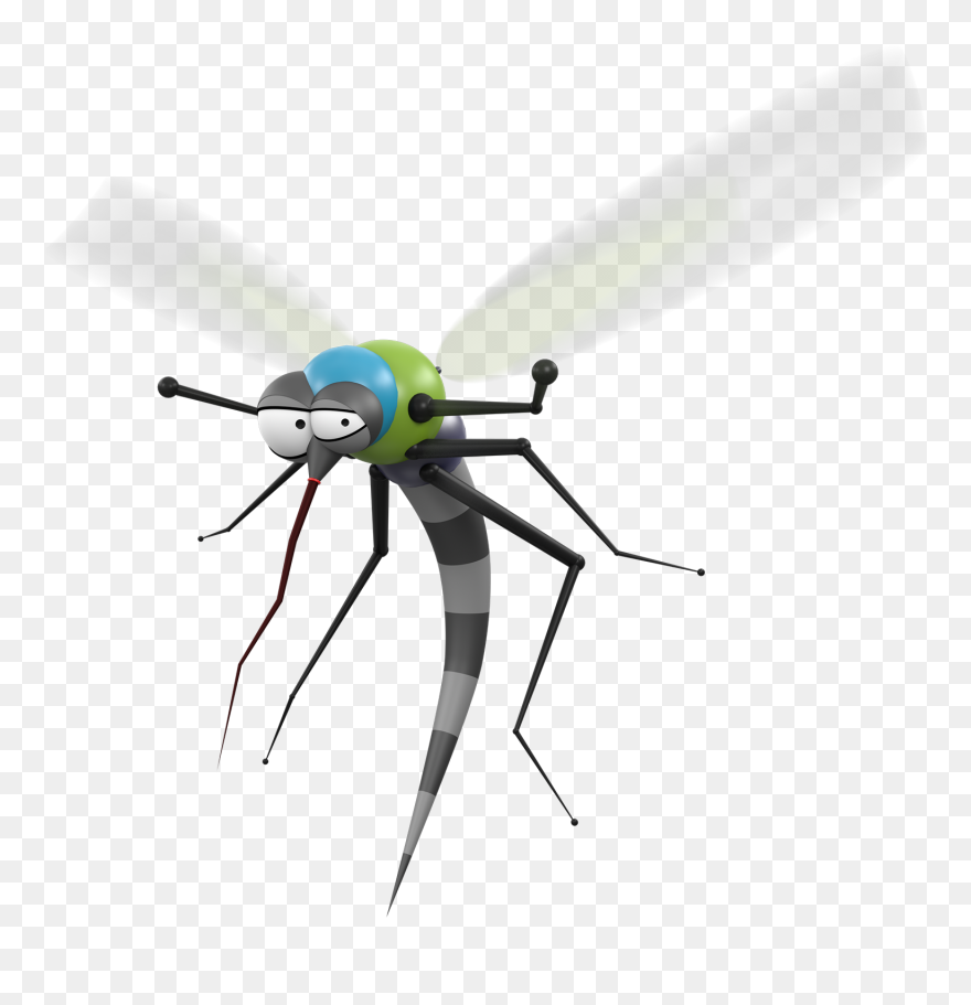 Mosquito Clip Crazy - Mosquito Selfie - Png Download