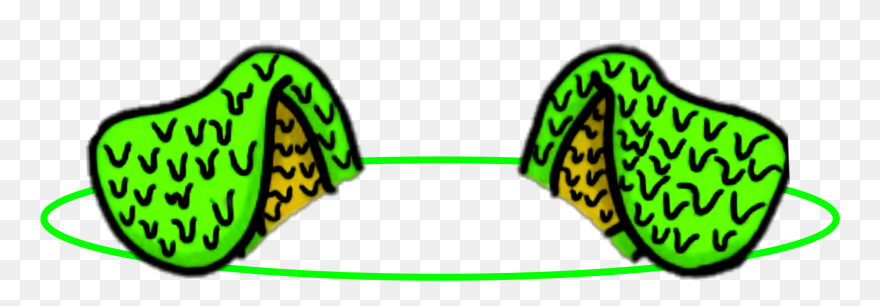 #filter #ring #green #neon #neongreen #loop #dog #dogears - Picsart Design Dripping Eyes Clipart