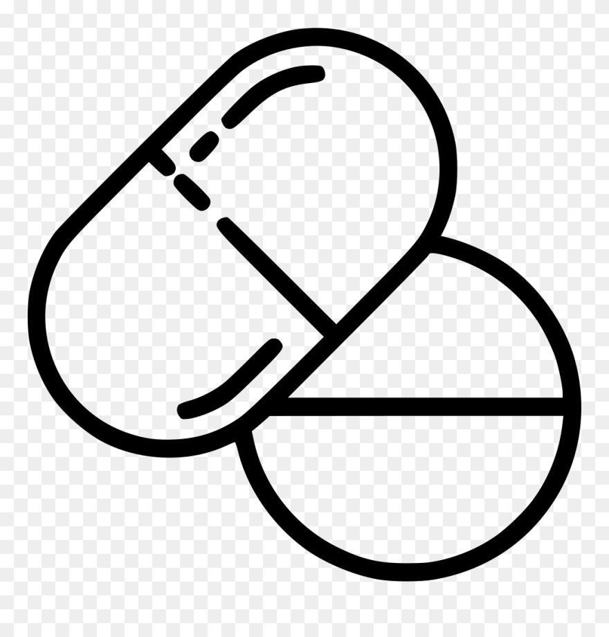 Transparent Pills Clip Art - Medicine Tablet Icon Png