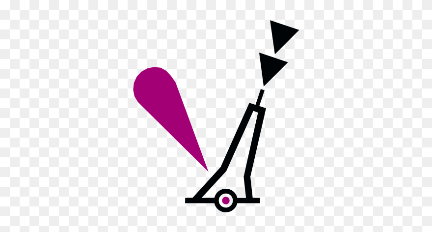 Isolated Danger Mark Chart Symbol Clipart