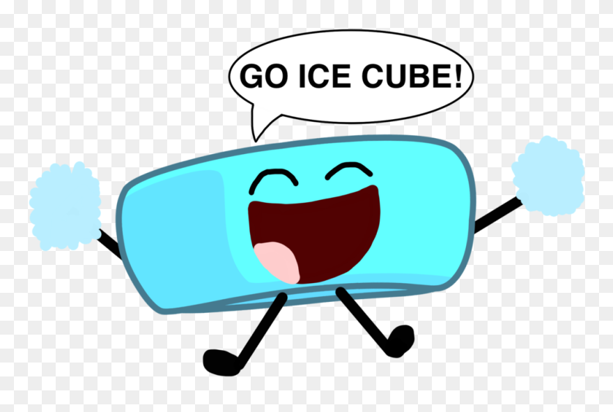 Transparent Clipart Creator - Bfdi Ice Cube And Bracelety - Png Download