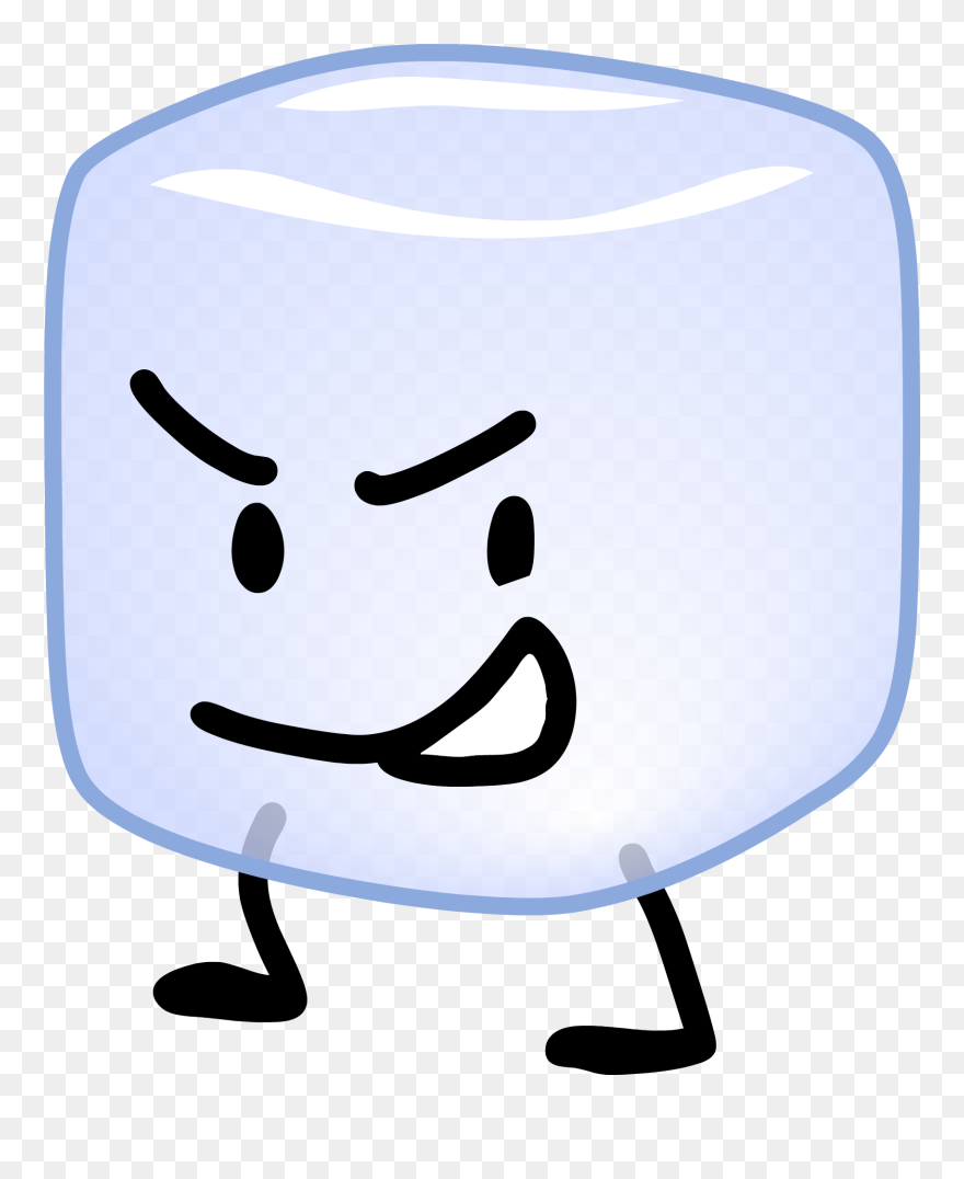 Battle For Dream Island Wiki - Bfdi Bfb Ice Cube Clipart
