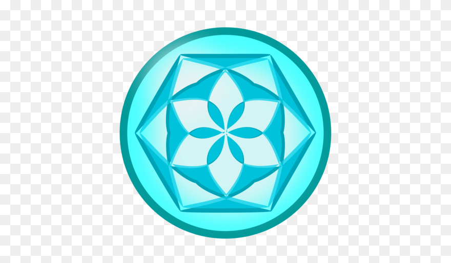 Turquoise,symmetry,area - Ice Png Icon Clipart