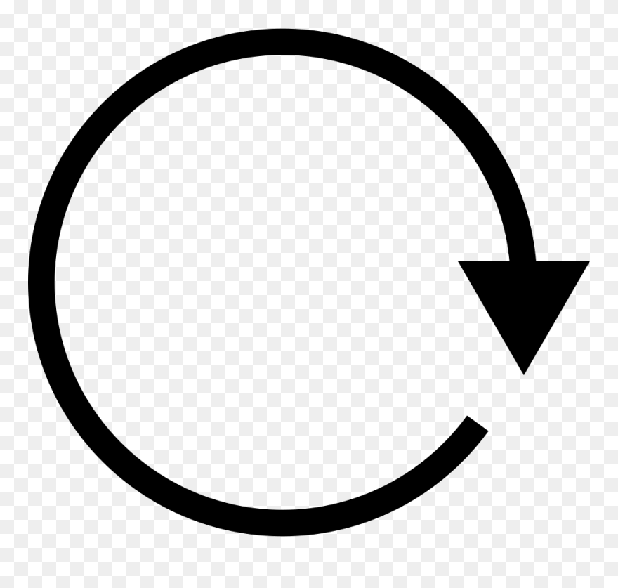 Update Button Png Clipart - Icon Round Arrow Transparent Png