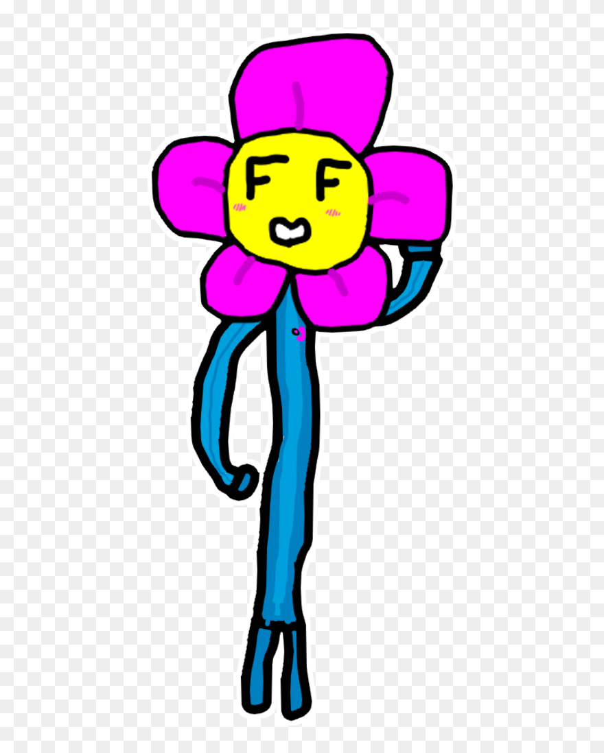 Pink Purple Clip Art Flower - Png Download