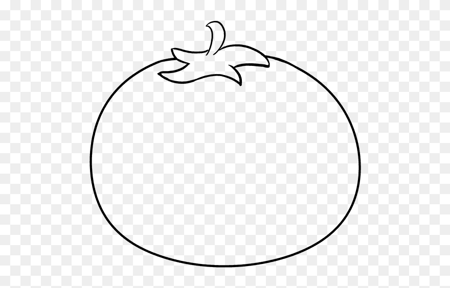 How To Draw Tomato - Easy To Draw Tomato Clipart