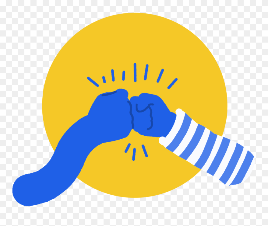 Fist-bump - Illustration Clipart