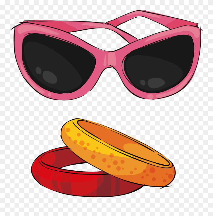 And Sunglasses Jadeite Bracelets Png File Hd Clipart - Sunglasses Transparent Png