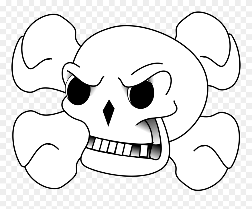 Emotion,art,symmetry - Skull And Bones Clipart