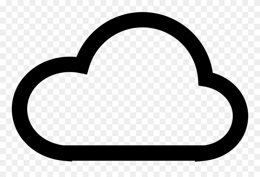 Internet Cloud Png - Vector Cloud Icon Png Clipart