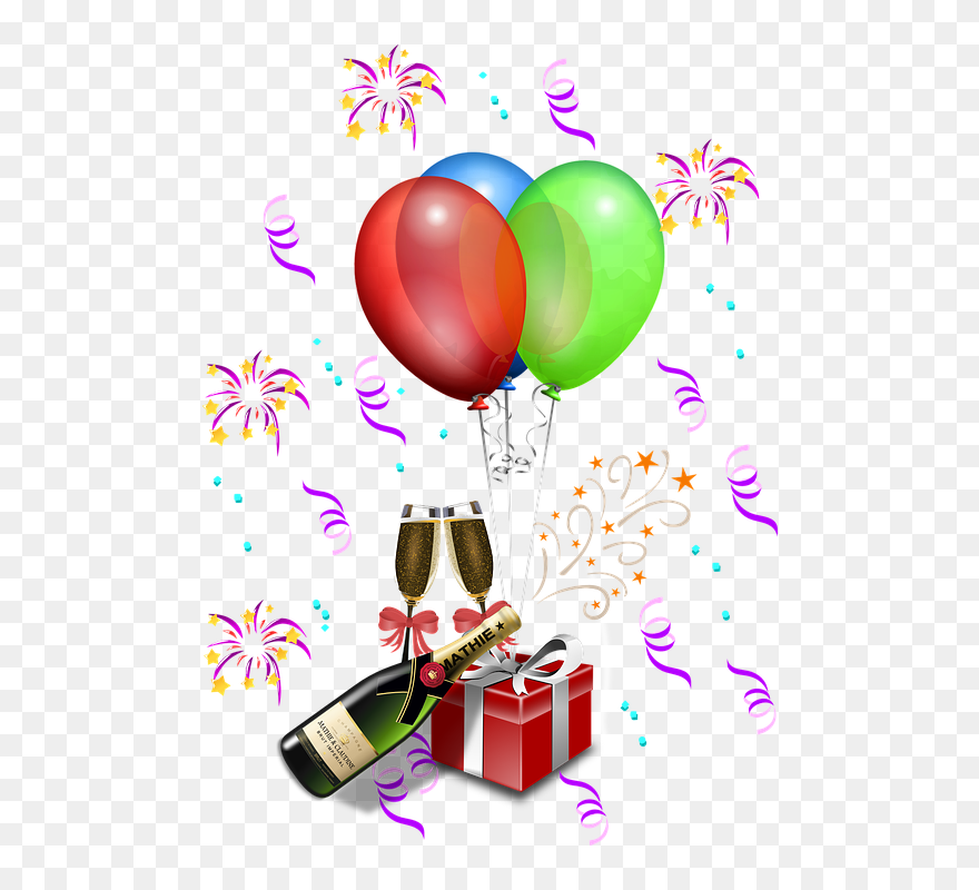 Birthday Decorations Png Transparent Clipart